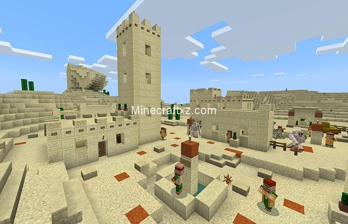 沙漠村庄 创造 手机版 Minecraft中文下载站