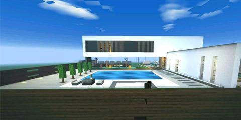 我的世界巨大现代别墅地图存档下载 Huge Modern Villa Minecraft中文下载站