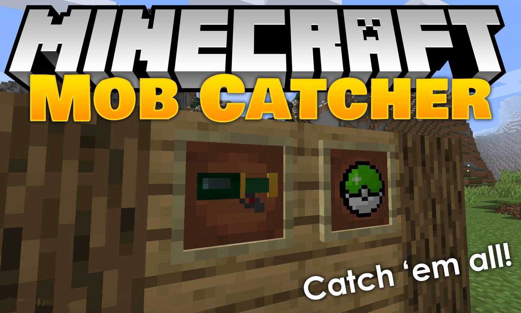我的世界生物捕捉 Mob Catcher Mod Minecraft中文下载站