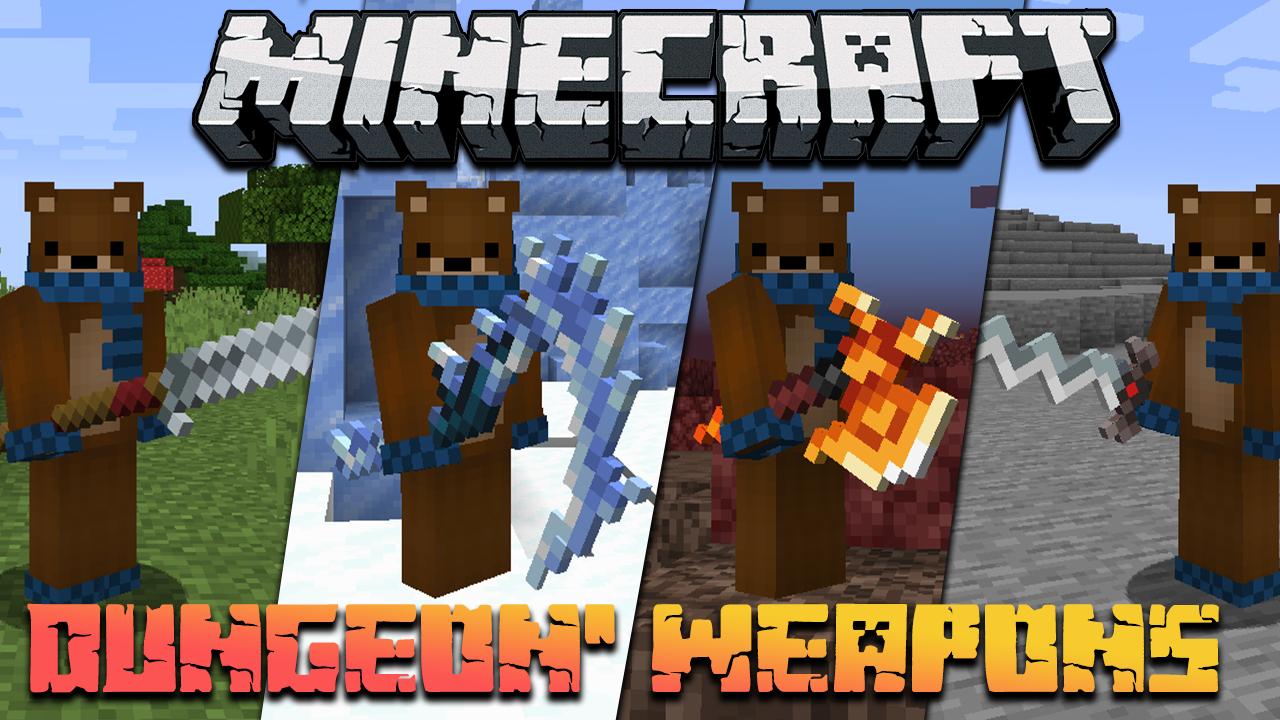 MC Dungeons Weapons Mod