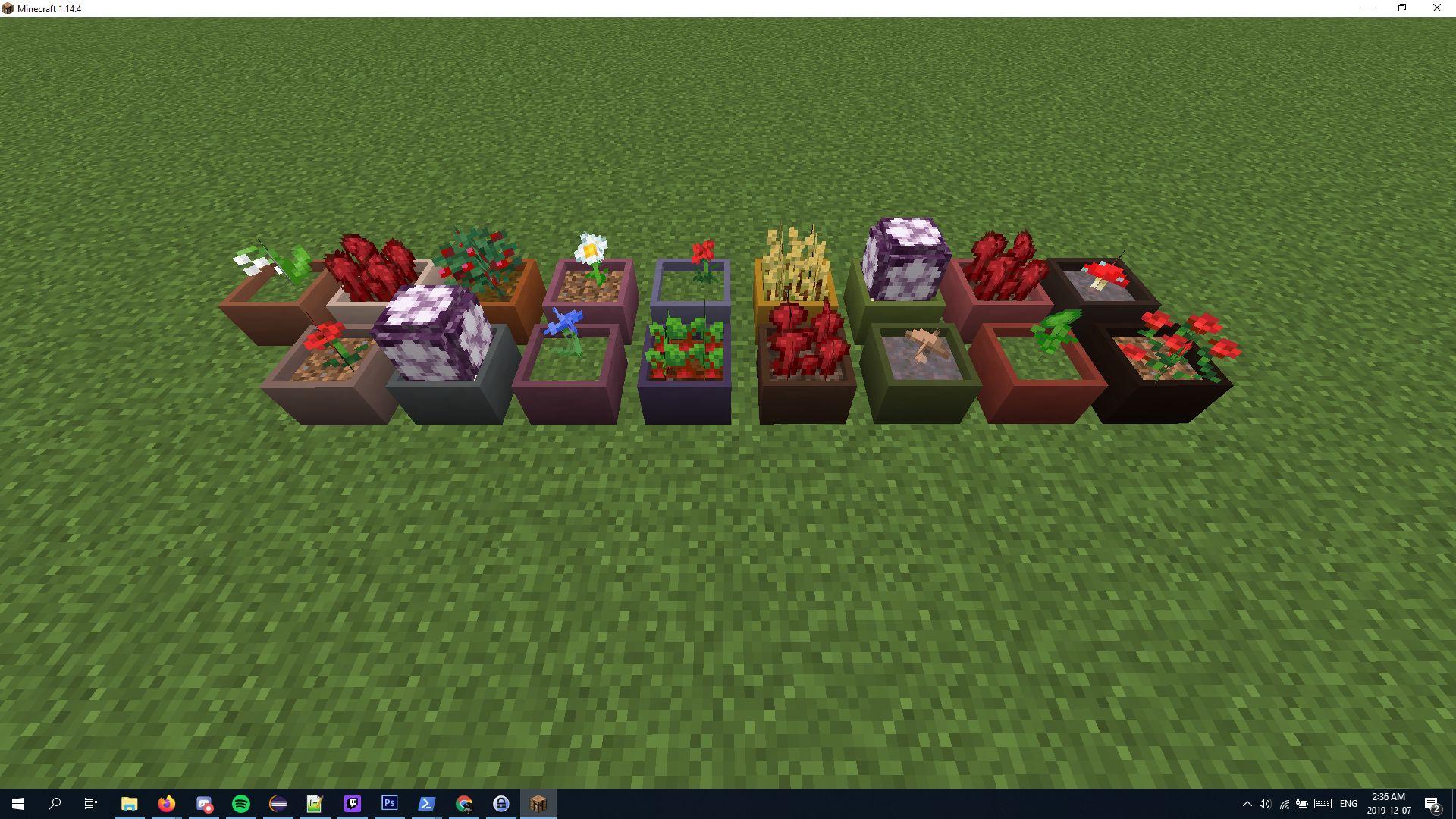 我的世界植物盆栽 Botany Pots Mod Minecraft中文下载站
