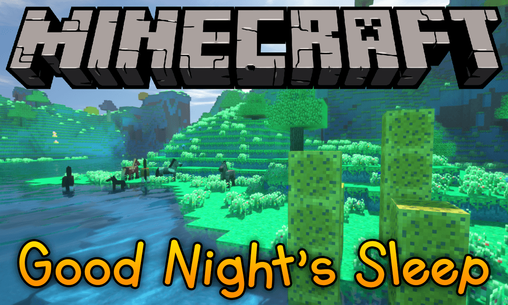 Good Night_s Sleep mod for minecraft logo